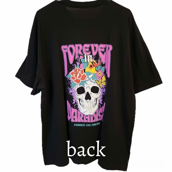 🆕️ ☆ Assholes Live Forever 'Forever in Paradise' Graphic Tee - Picture 4 of 8